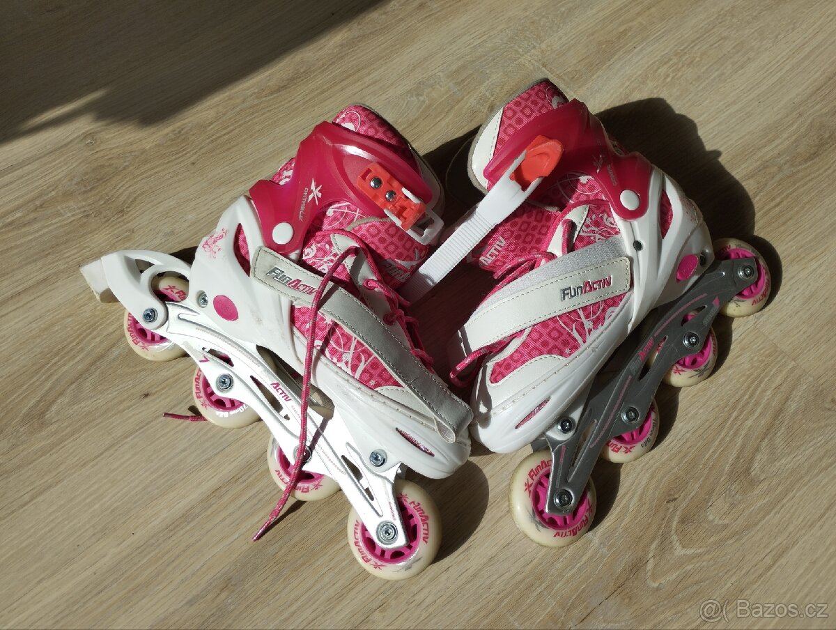 In - line brusle, zachovalé, stavitelná vel. 39-41