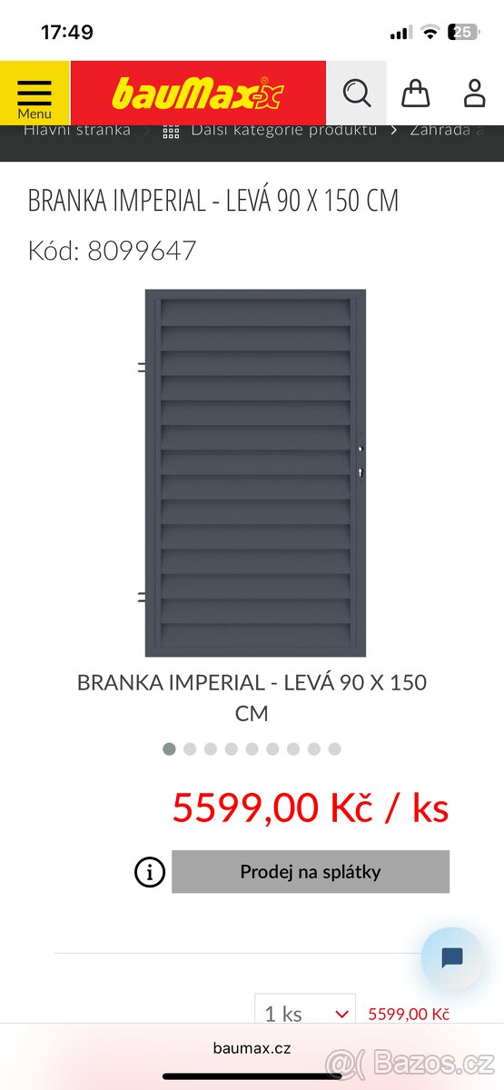 Branka Imperial 90 cm