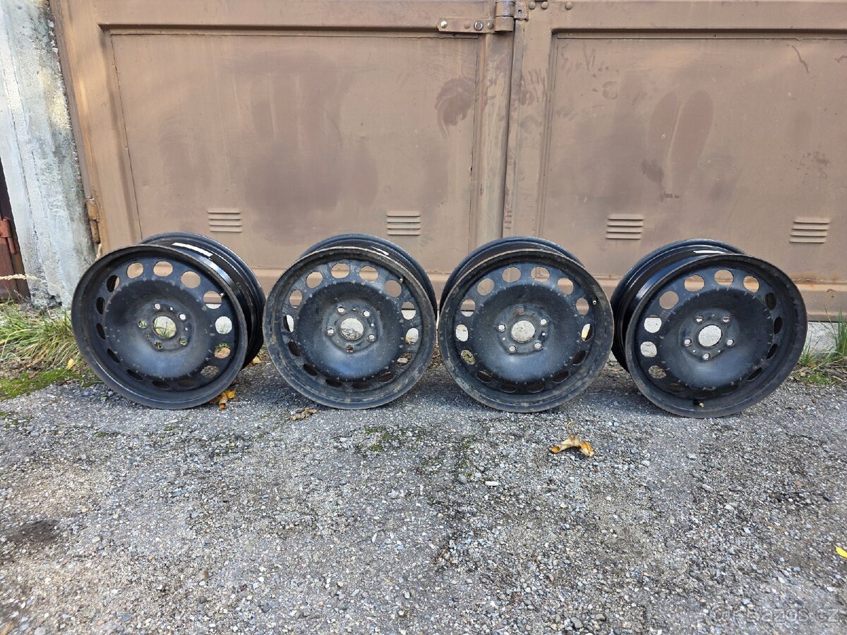 Plechové disky 5x112 R16 VW Škoda