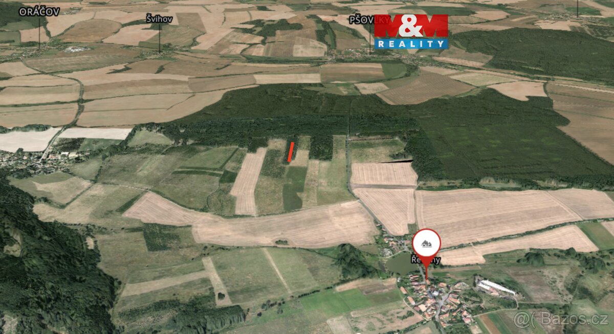 Prodej lesa, 6619 m², Řeřichy