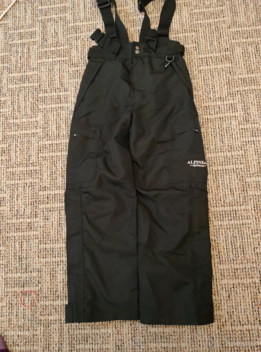 Lyžařskáé kalhoty - oteplovačky Alpine Pro vel. 146