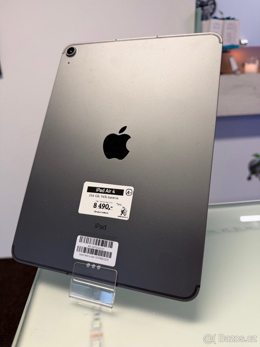 iPad Air 4 - 256GB - CELLULAR - 6M ZÁRUKA