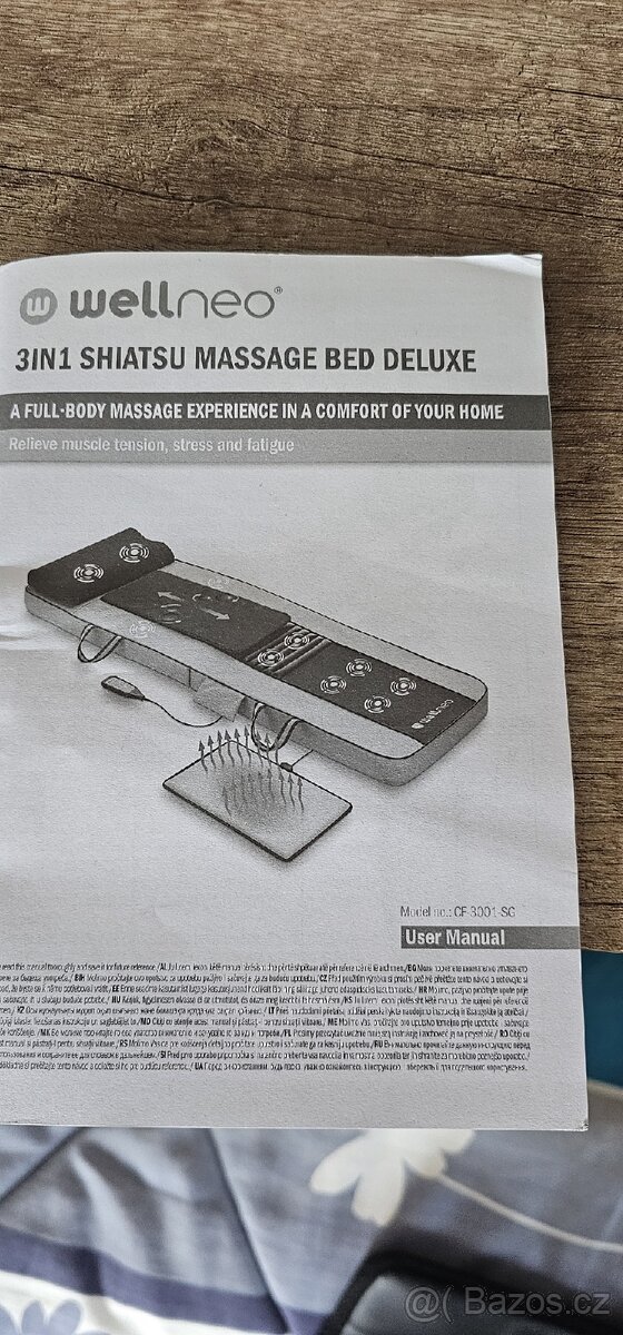 Elektrické masážní lehátko