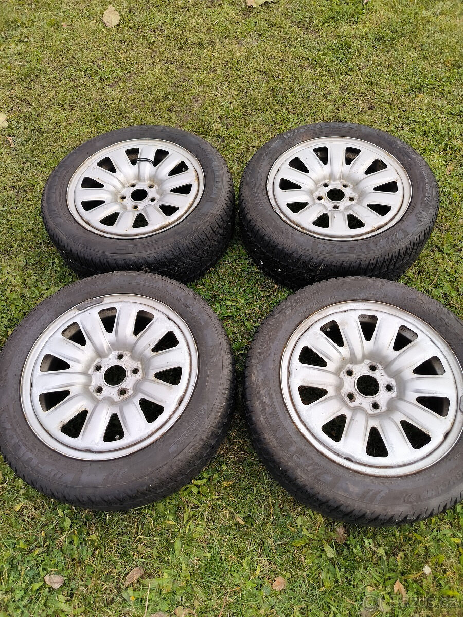 4 zimní kola OPEL 16´,5x105 pneu 205/55/16 ASTRA