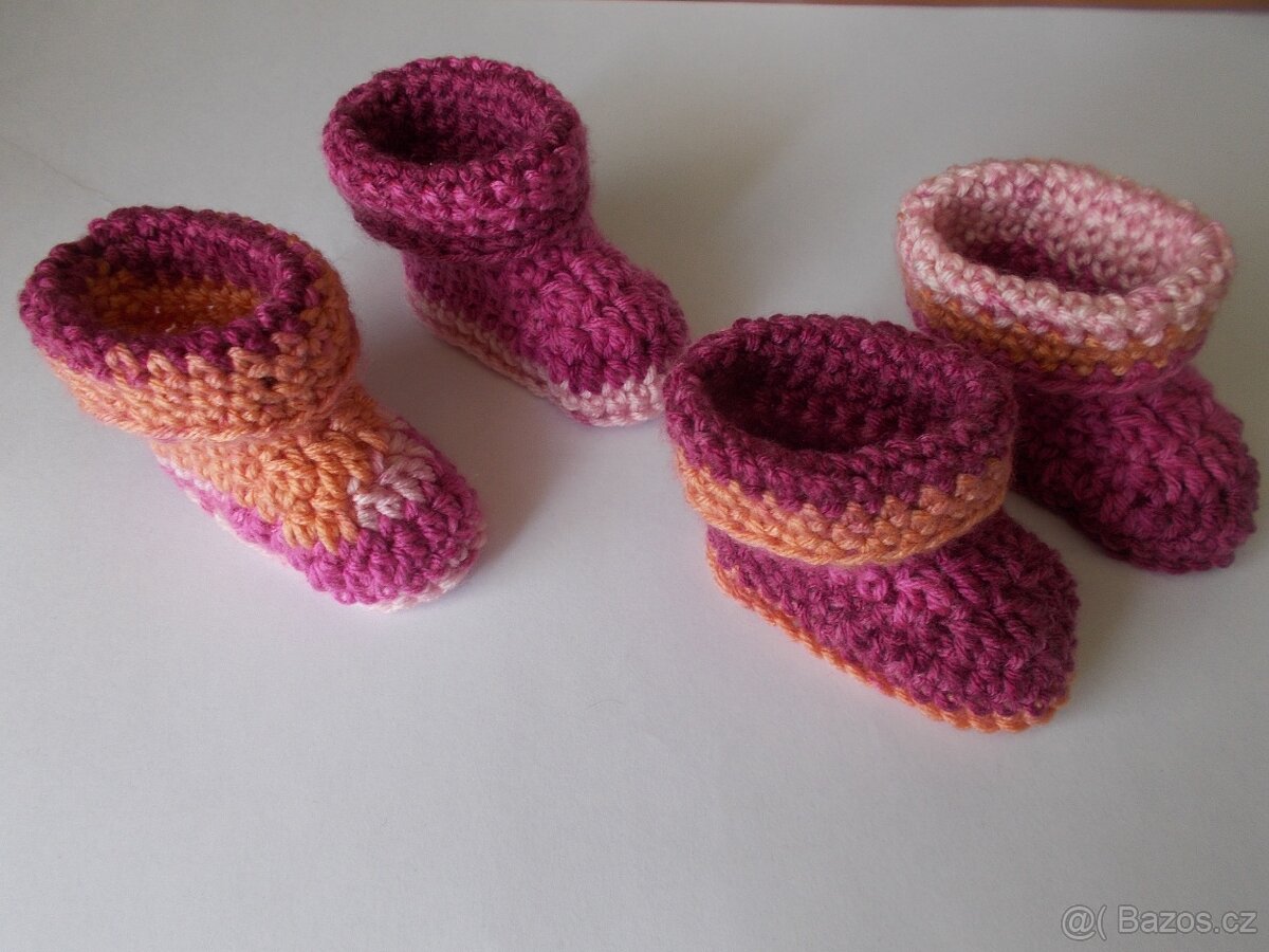 botičky jemný materiál