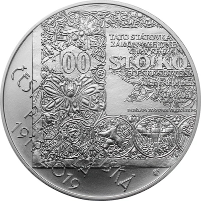 500 Kč 2019 zahájení vydávání československých platidel BK
