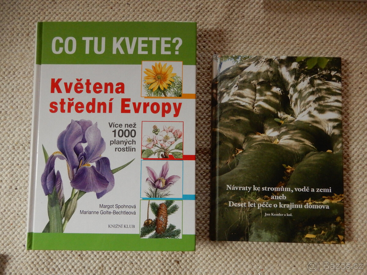Knihy Co tu kvete? a Návrat ke stromům