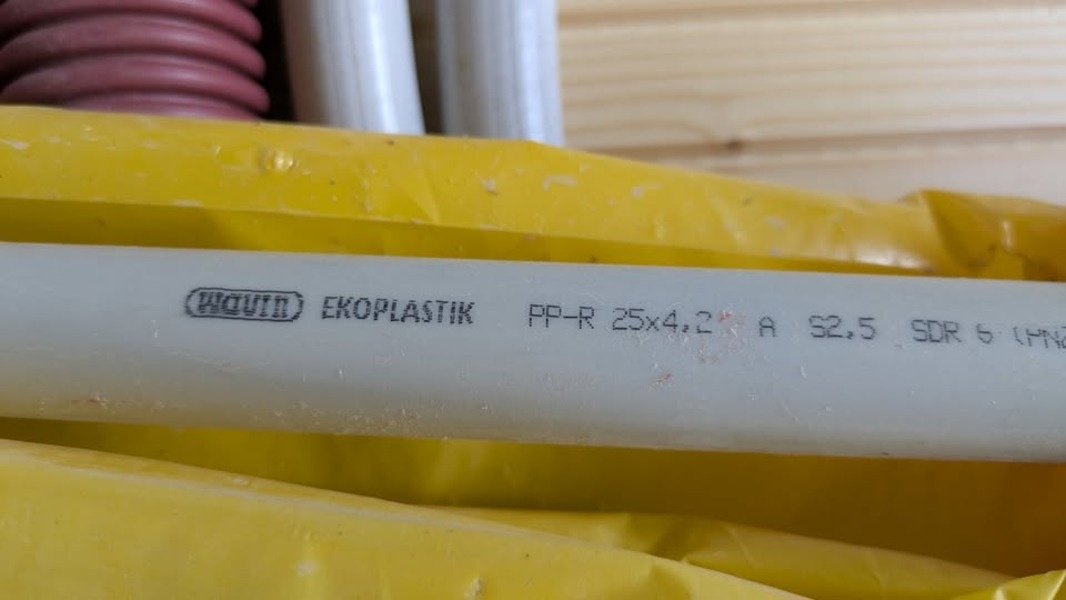 PPR trubky, kolena a izolace