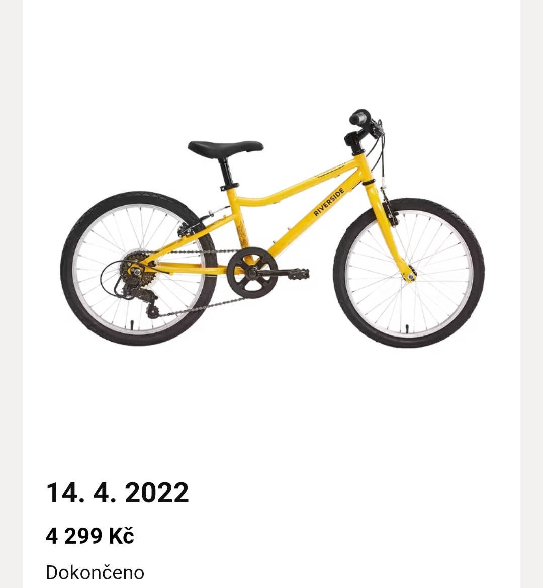 dětské kolo z decathlon 20" kola