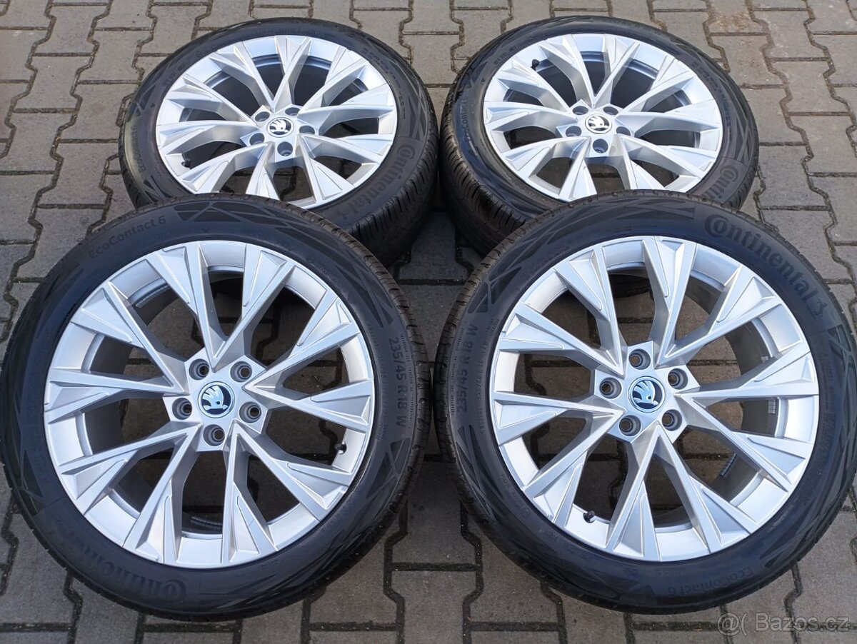 Disky originální Škoda Superb III 5x112 R18 Dofida