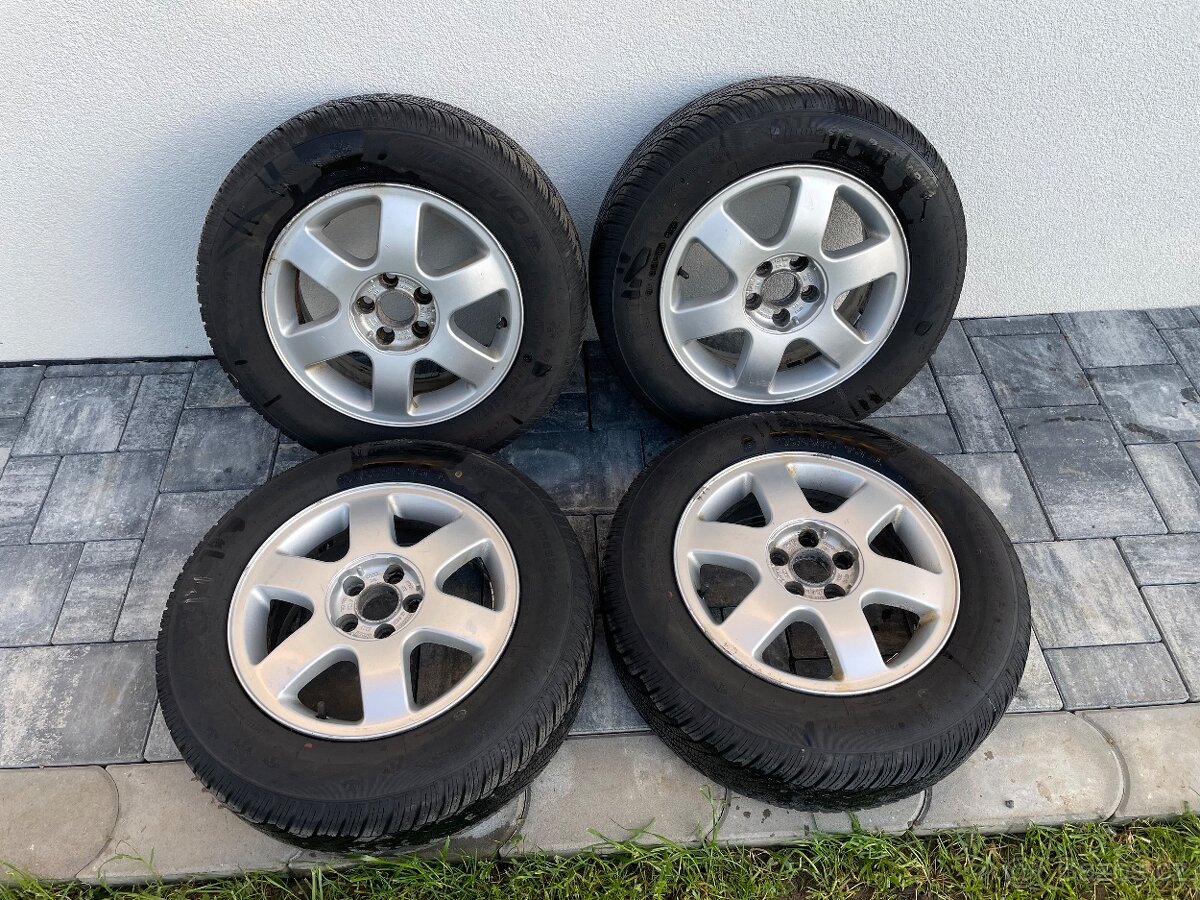 Alu disky VW 5x100 s pneu 195/65/15