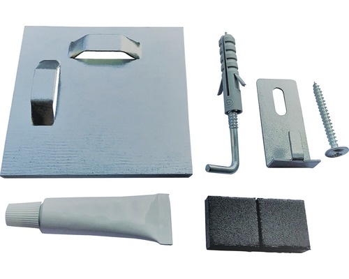 Set pro uchycení zrcadla 8x8 cm