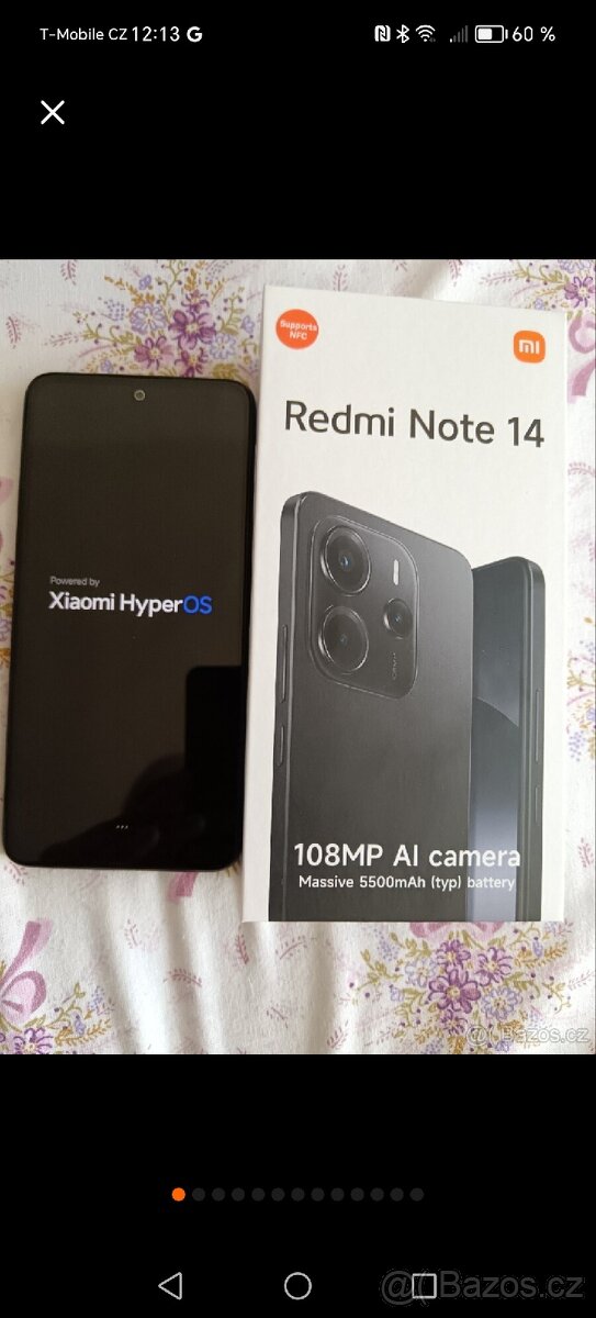 Prodám nový telefon Xiaomi Redmi Note 14
