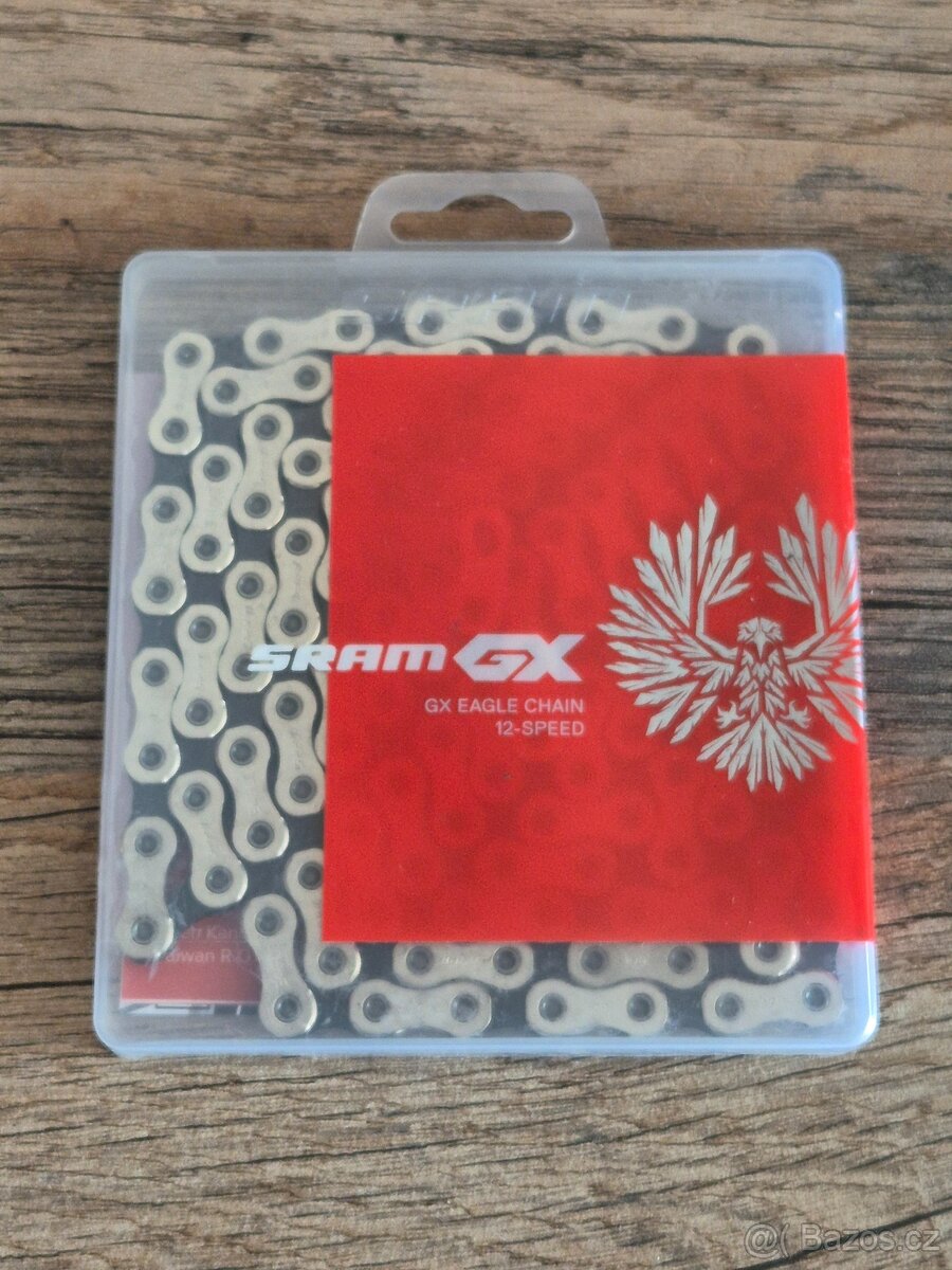 Řetěz Sram PC GX Eagle, 12s, 126 článků, PowerLock
