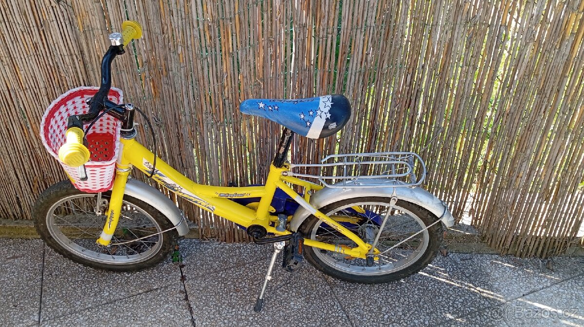 Dětské kolo 16'' žluté