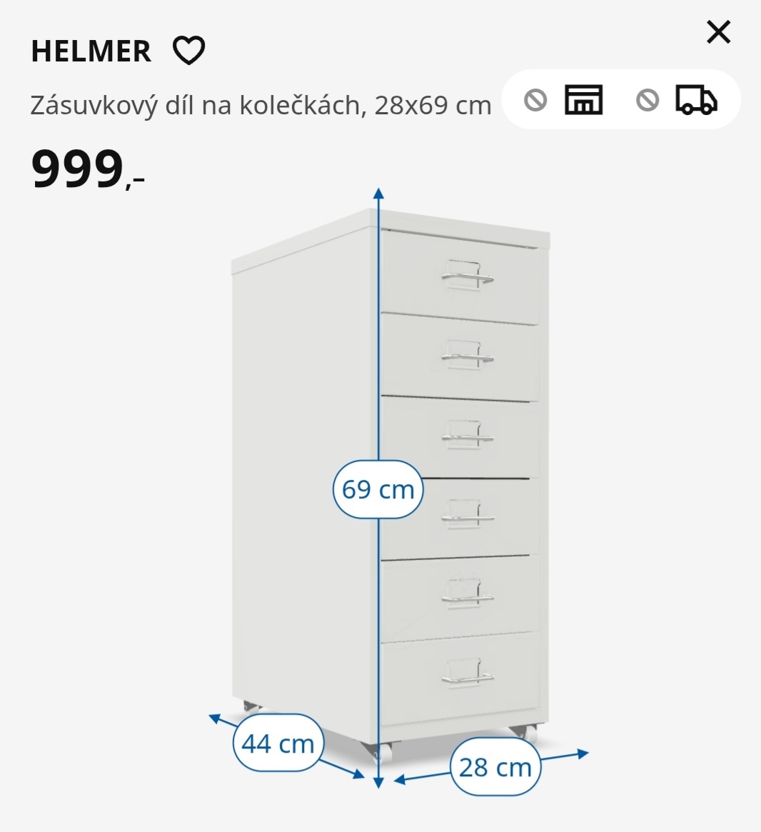 Šuplíky IKEA