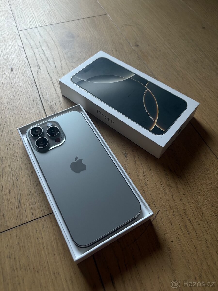 Apple iPhone 16 Pro Max 256GB přírodní