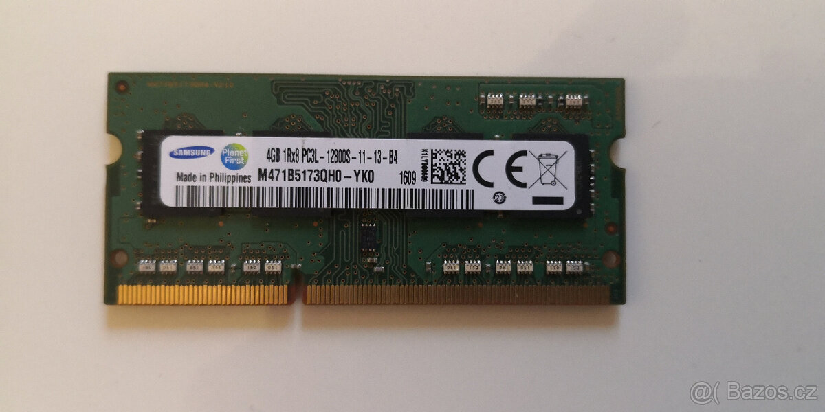 Samsung SODIMM DDR3L 1600MHz 4GB CL11 M471B5173QH0-YK0