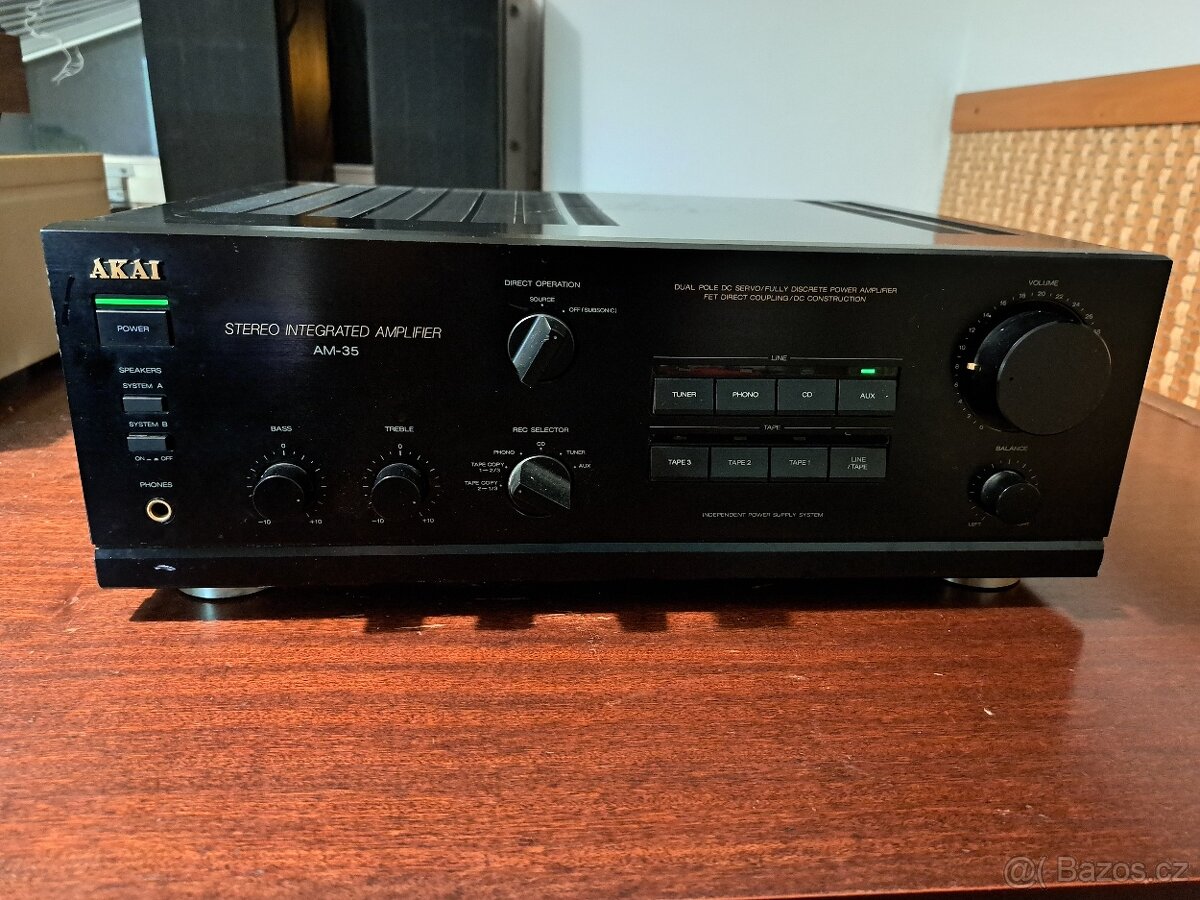 Zesilovač Akai AM-35 plně funkční