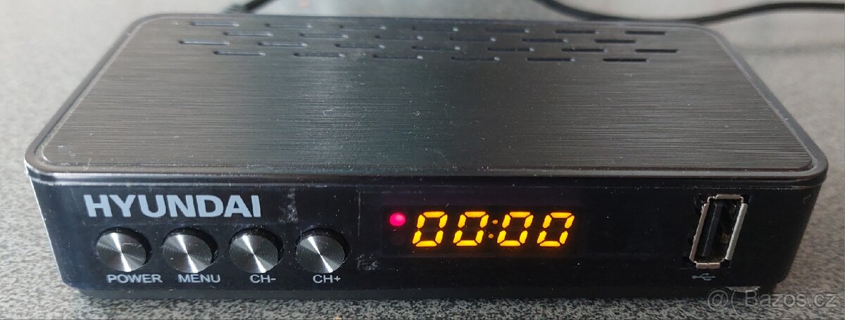 Settopbox Hyundai DVBT 230 PVR, použitý, funkční.