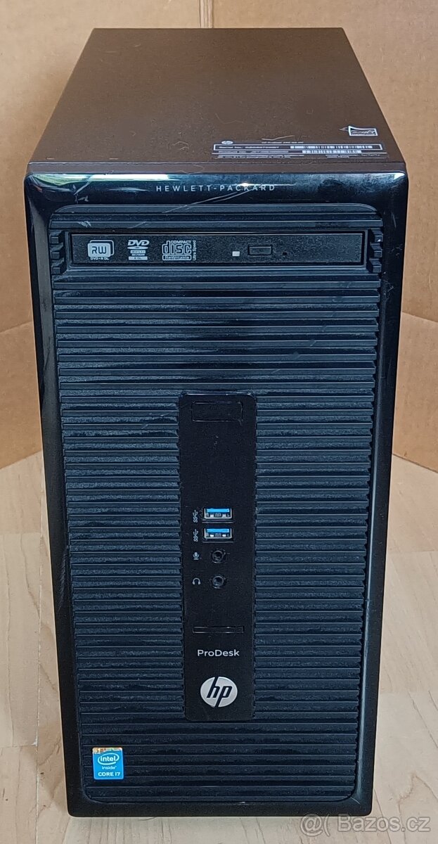 HP ProDesk 400 G2 MT,CPU i7-4790,WIN 10,RAM 16GB,SSD 128GB+H