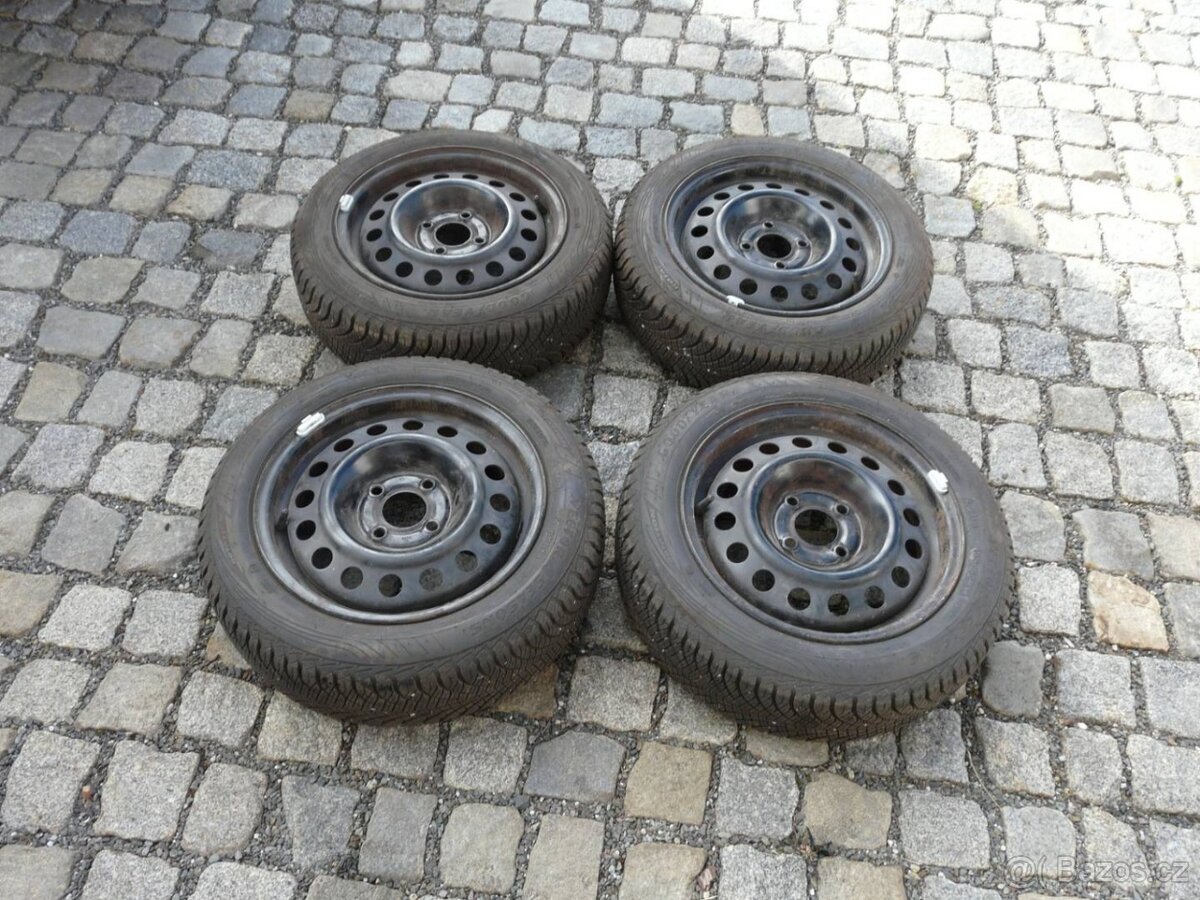 ZIMNÍ PNEU + DISKY 155/65R14 RENAULT 14" CLIO