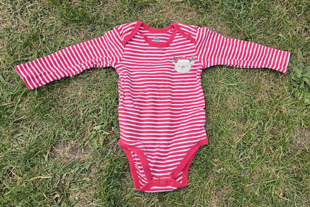Vánoční bodýčko se sobem vel.86-92