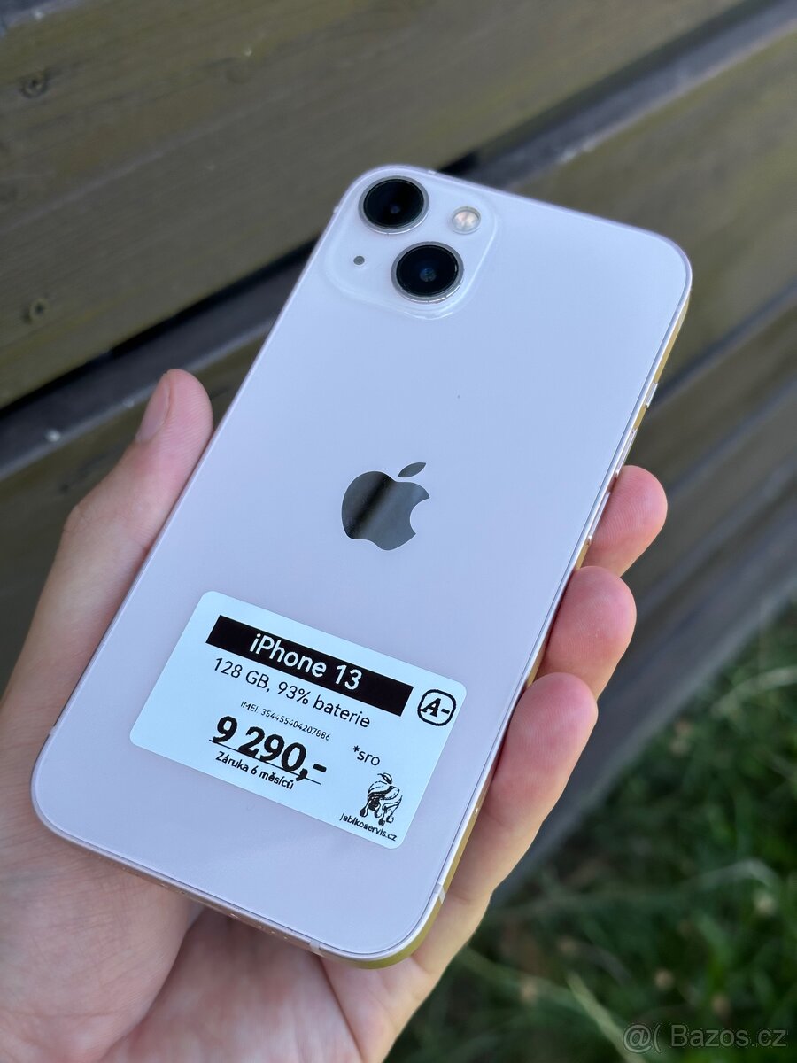 iPhone 13 - 128GB - 93% BAT - 6M ZÁRUKA