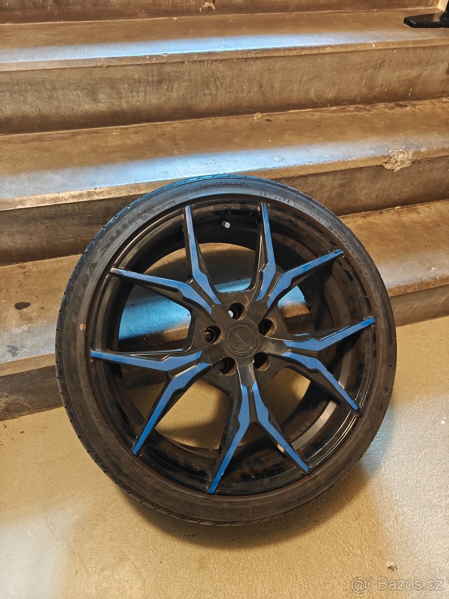 Alu kola Keskin KT19 18" – 5x100, ET30 + pneu 215/40 R18