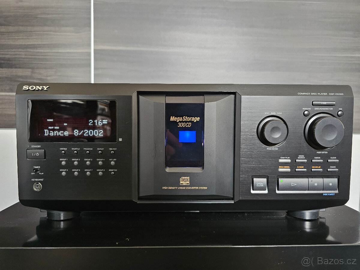 Sony 300 CD přehrávač MegaStorage CDP-CX300
