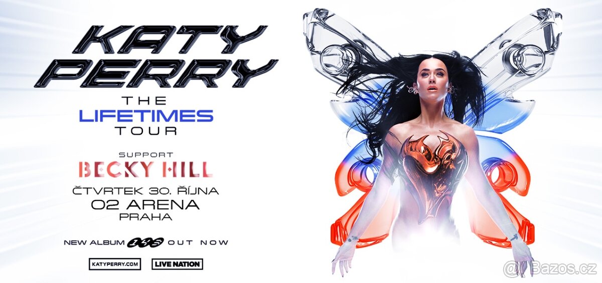 Lístek na Katty Perry v Praze
