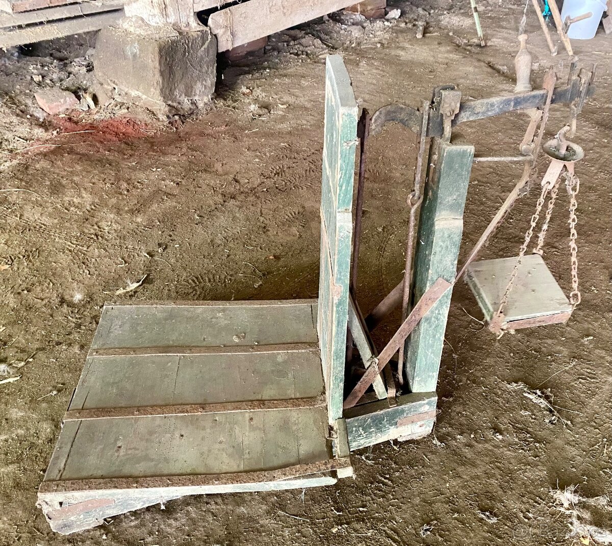 Stará váha decimálka