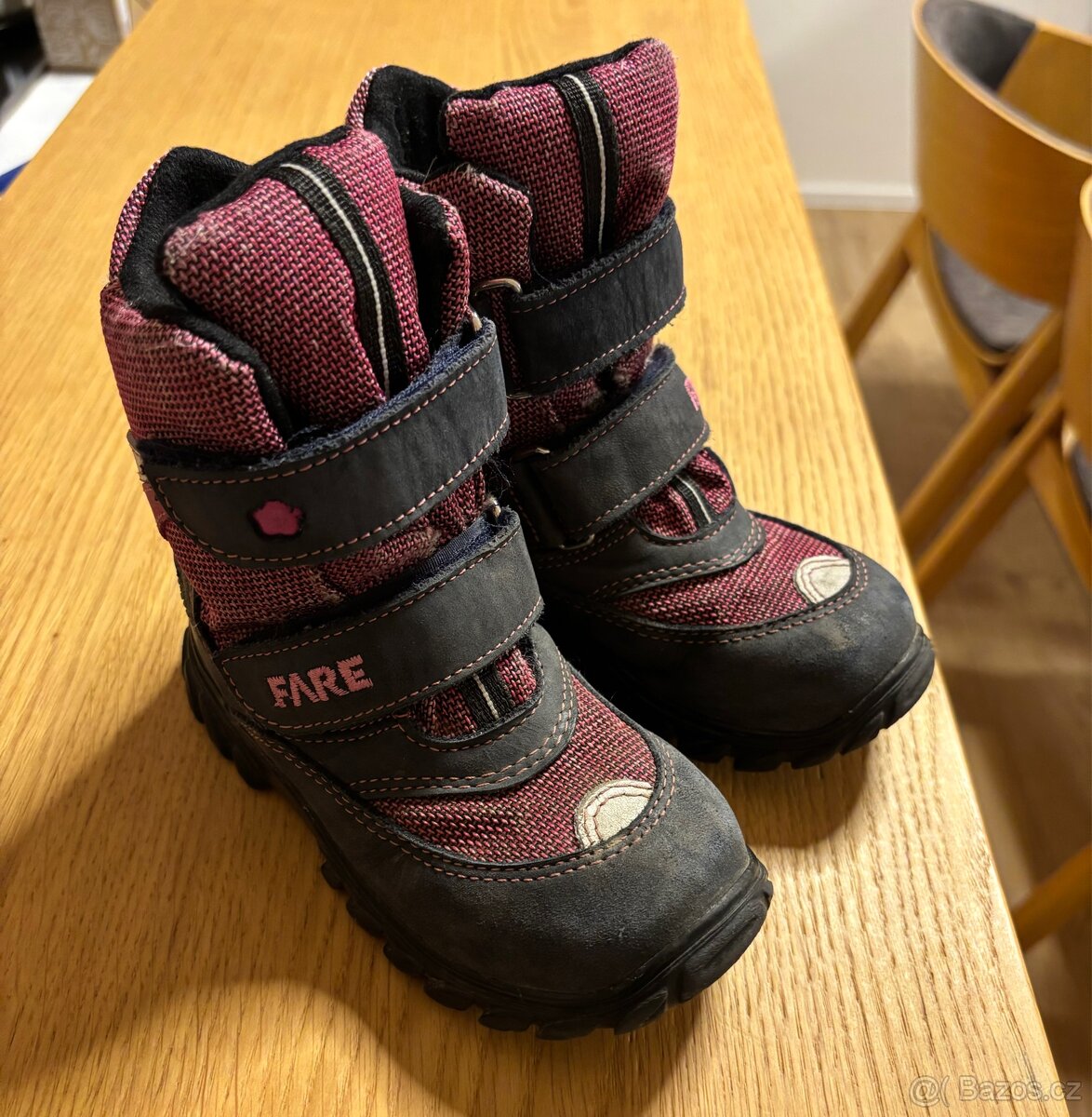 Dívčí kozačky 26 zimní obuv FARE