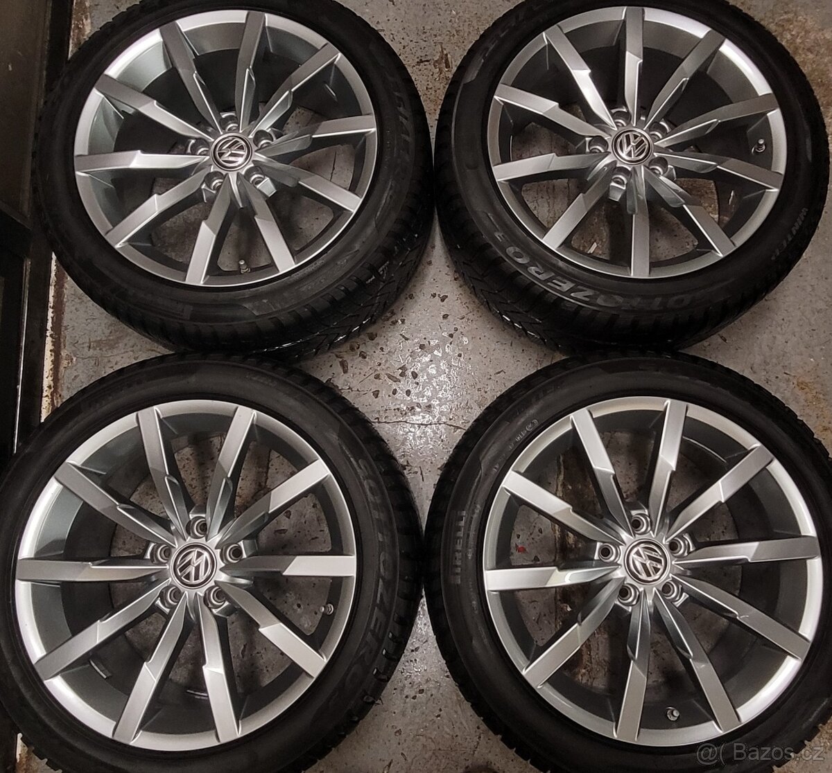 Passat B8,B9,Monterey,alu 18', Pirelli,zimní pneu, TPMS