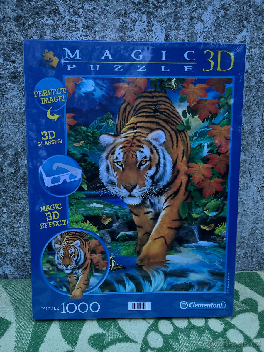 Puzzle magic 3D - tygr