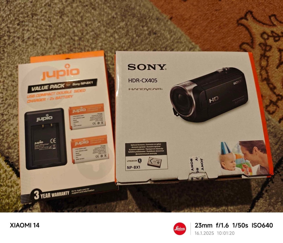 [PRODÁNO] Sony Videokamera HDR-CX405 FHD, záruka 2 roky