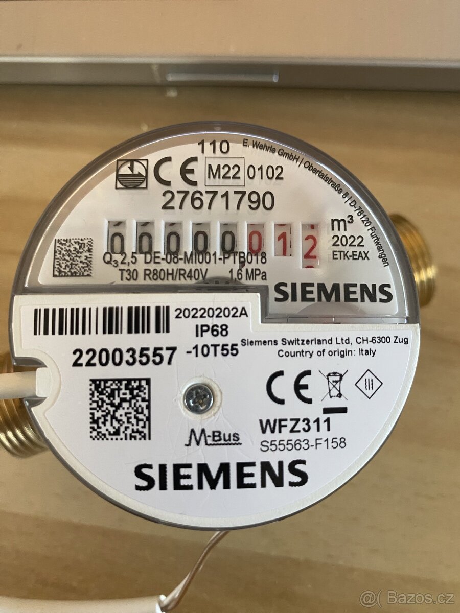 Modul M-Bus SIEMENS WFZ311 včetně vodoměru