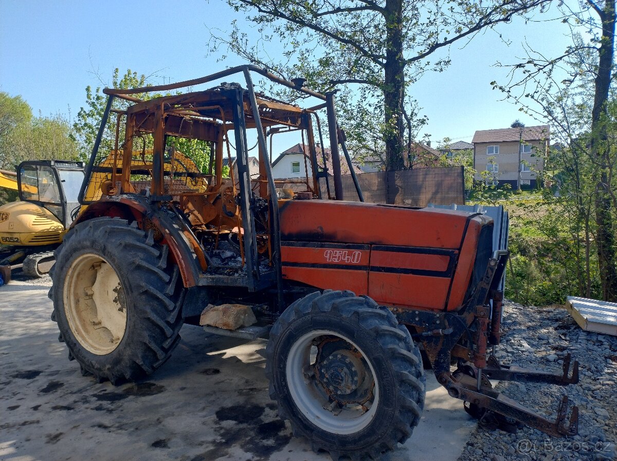 Zetor 9540 po požaru