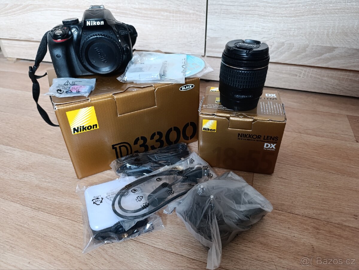 Nikon D3300 + objektiv