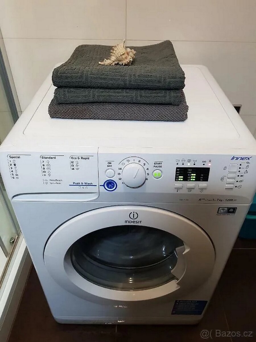 7kg A+++ pračka Indesit 1200ot display DOPRAVA