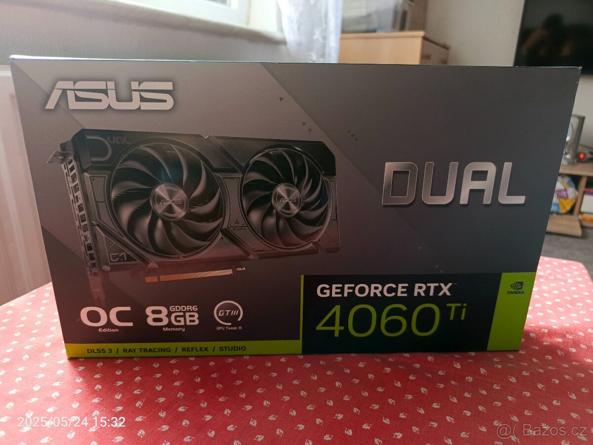ASUS DUAL GeForce RTX 4060 Ti O8G EVO