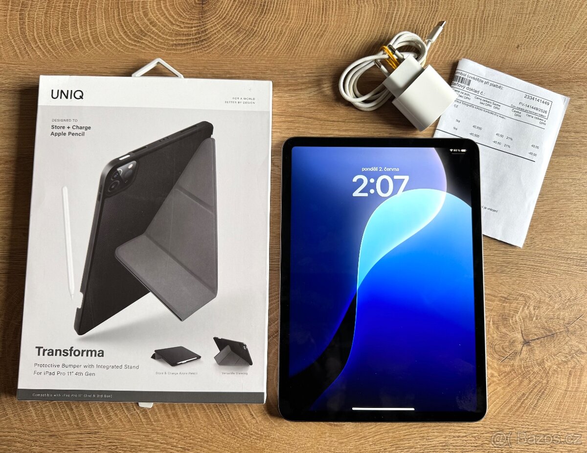 Apple iPad PRO 11’ 2020, 128 gb černý, ZÁRUKA
