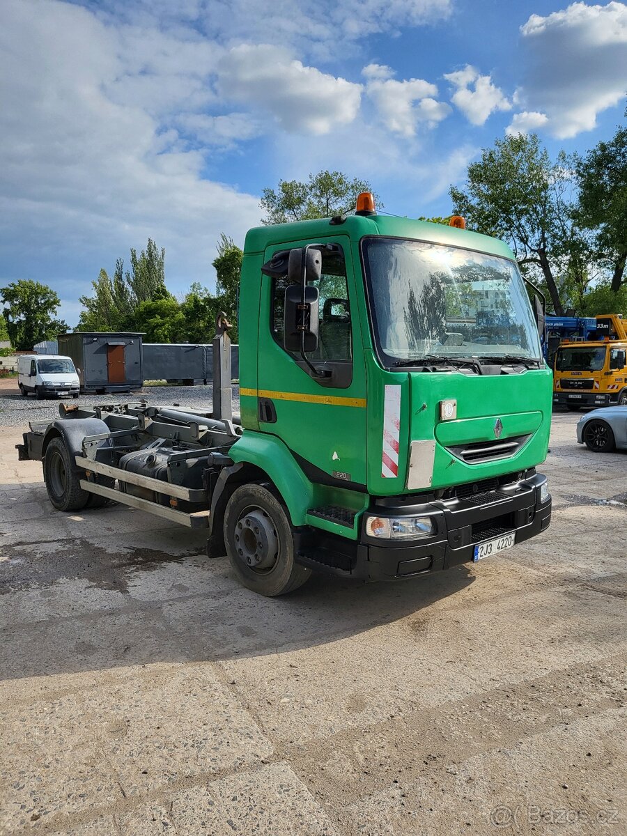 Renault Midlum hákový nosič kontejnerů 12t