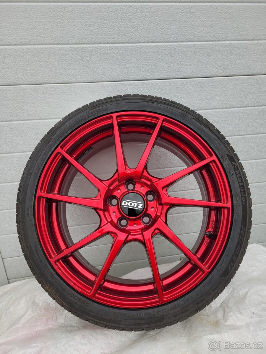 Krásné nové alu kola dotz kendo 5x100 r17 nové pneu