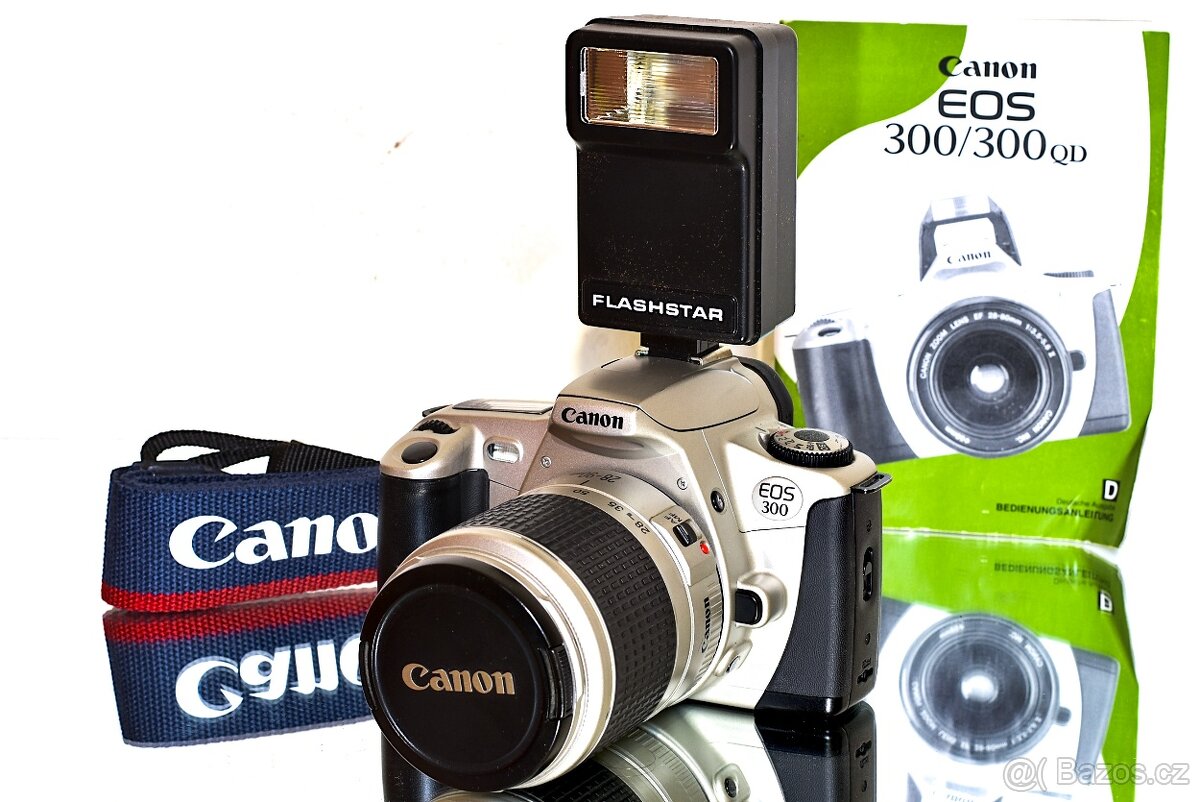 Canon EOS 300 + Canon 28-90 + blesk TOP STAV