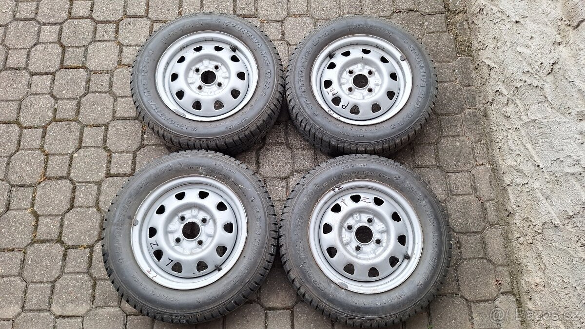 Disky R13 pneu zimní Sportiva M+S W70 165/70