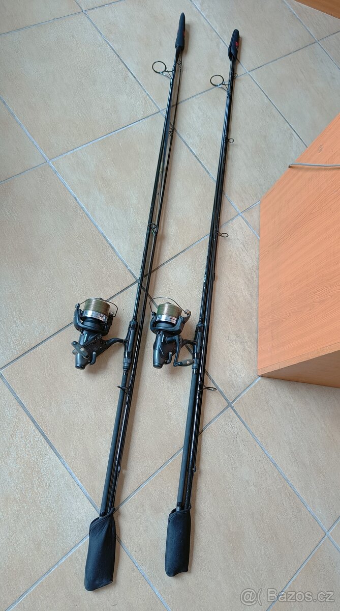 2x DAIWA WINDCAST KARBON 3.6m + OKUMA Powerliner PL 1060 PRO