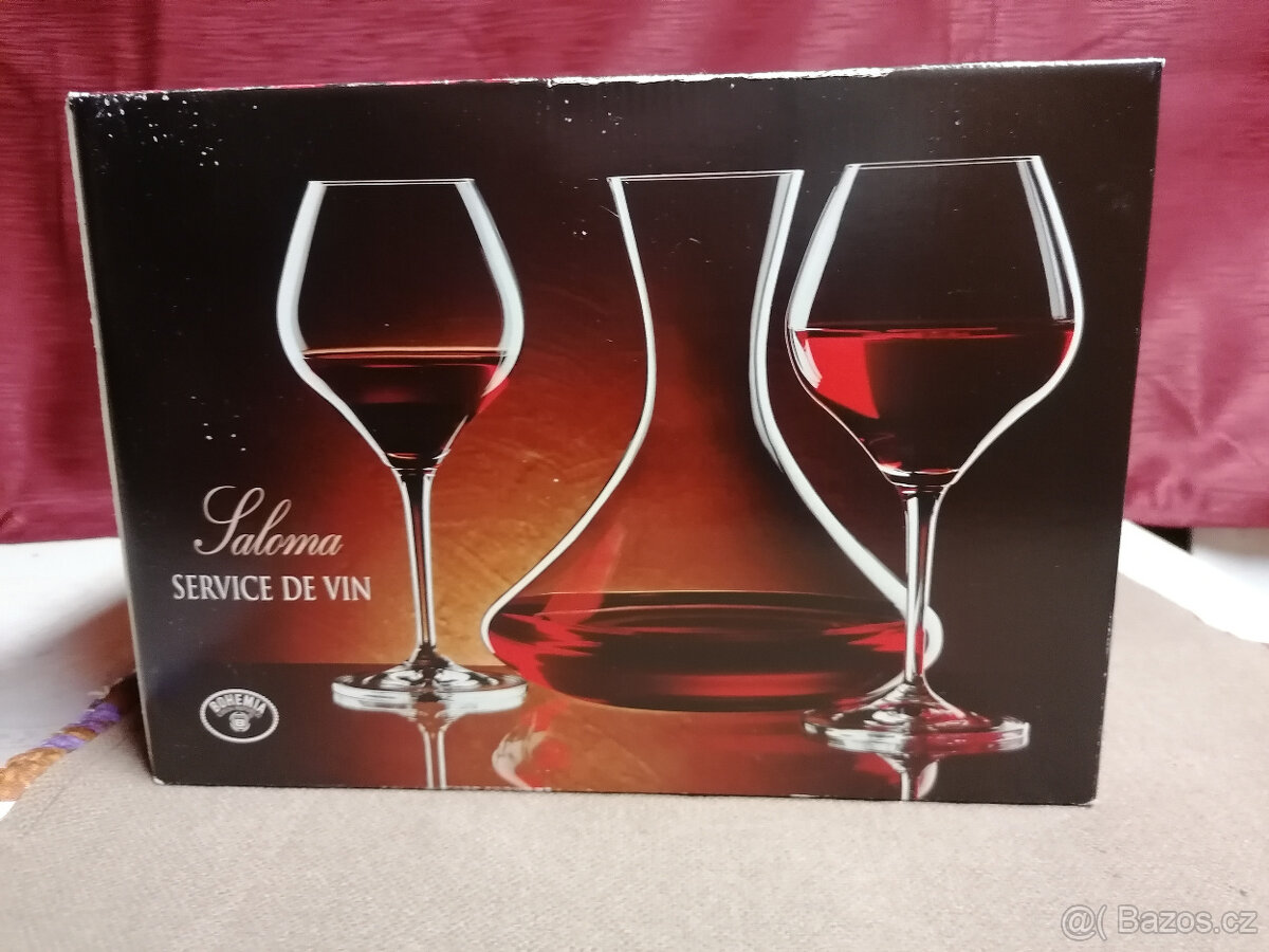 Soloma wine set BOHEMIA CRYSTAL