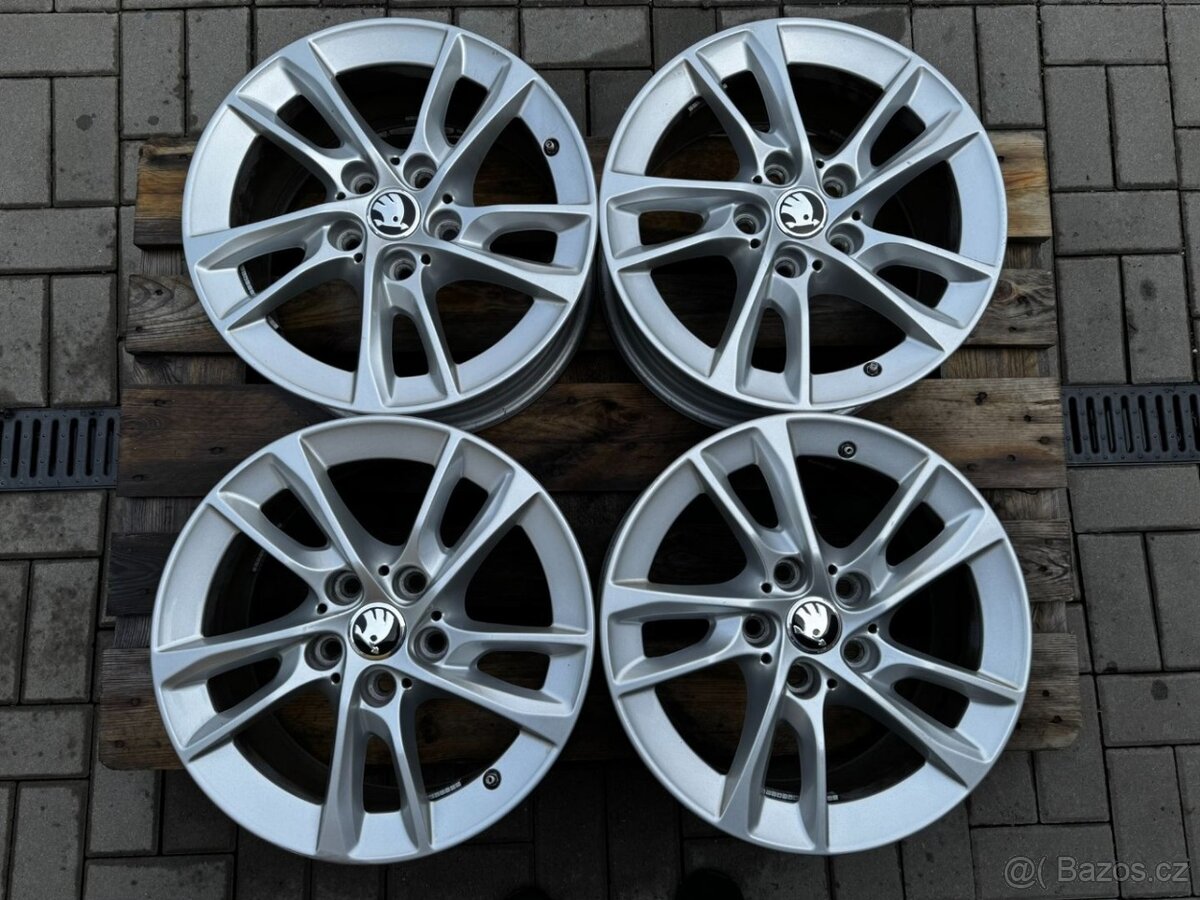 Alu kola, disky r16 5x112 Škoda