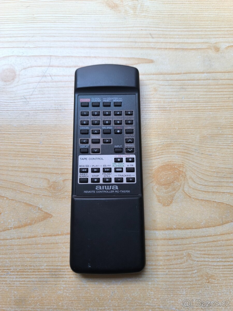 Originál Dálkový ovladač TapeDeck aiwa RC-TXG700 + Nové Batt